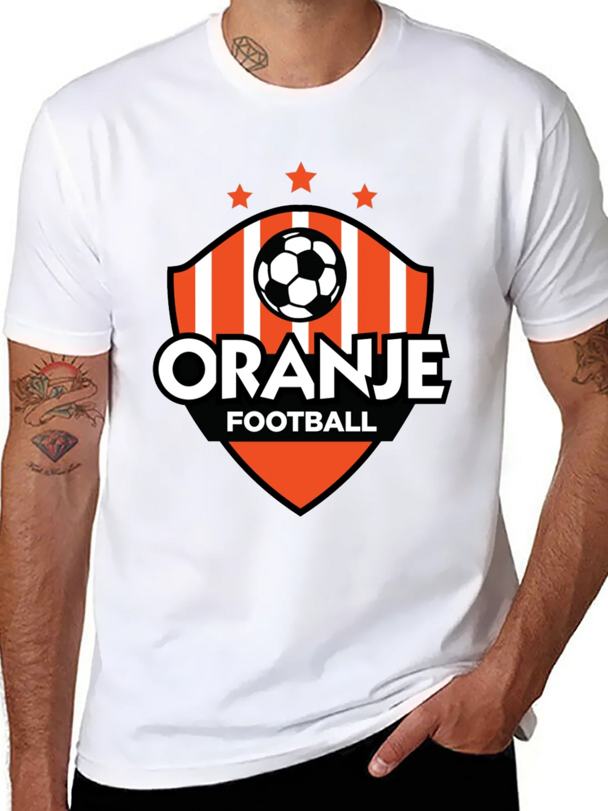 Oranje Football Black Graphic Tee product image 3