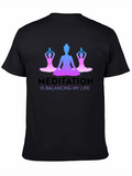 Meditation Balancing Life Graphic T-Shirt product image 1
