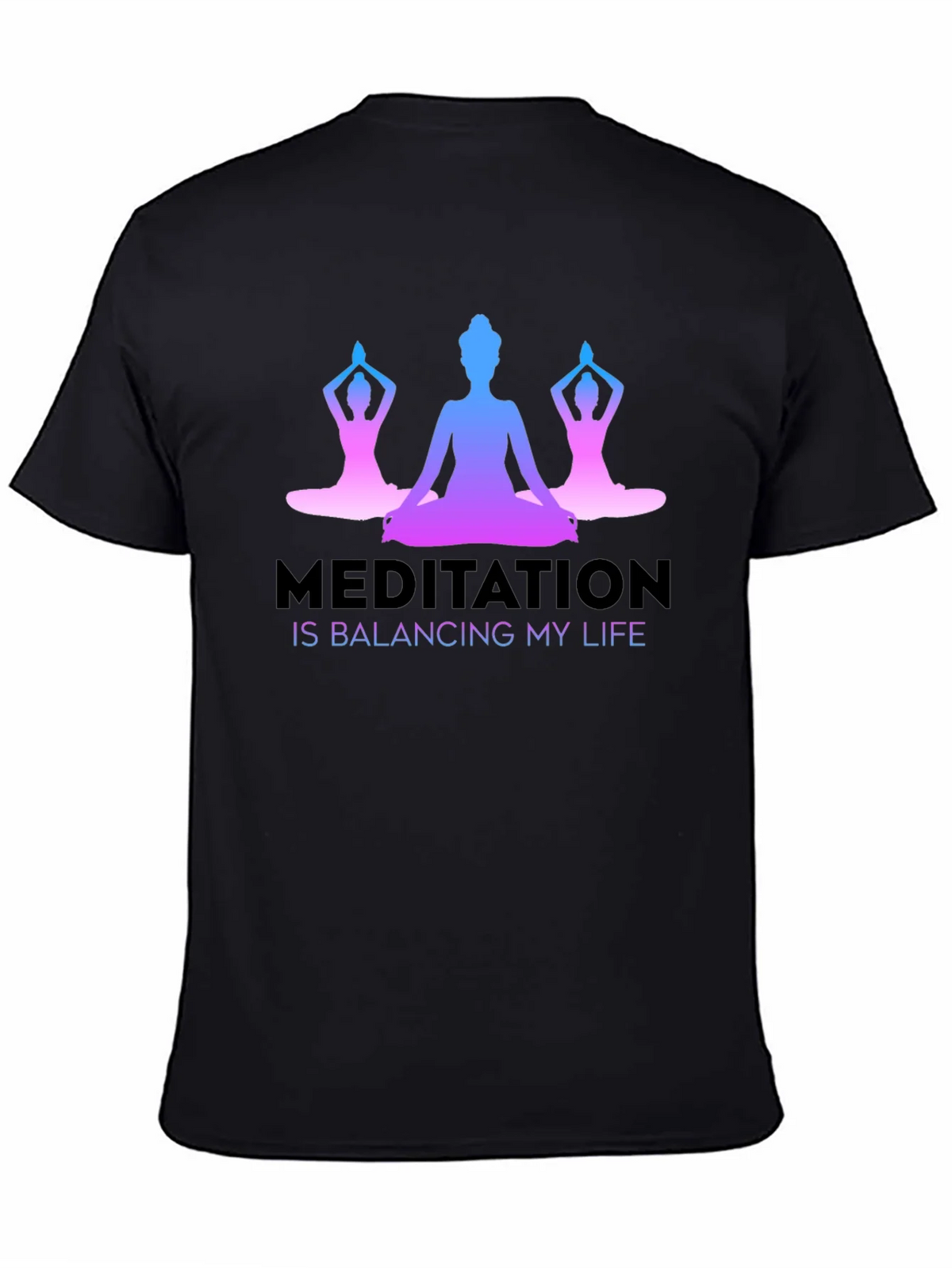 Meditation Balancing Life Graphic T-Shirt product image 1