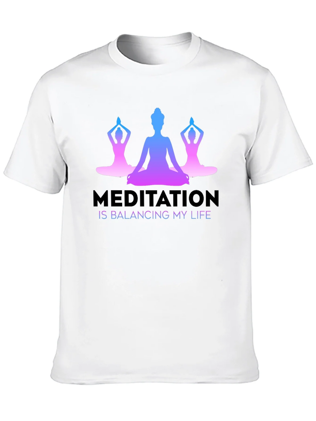 Meditation Balancing Life Graphic T-Shirt product image 5