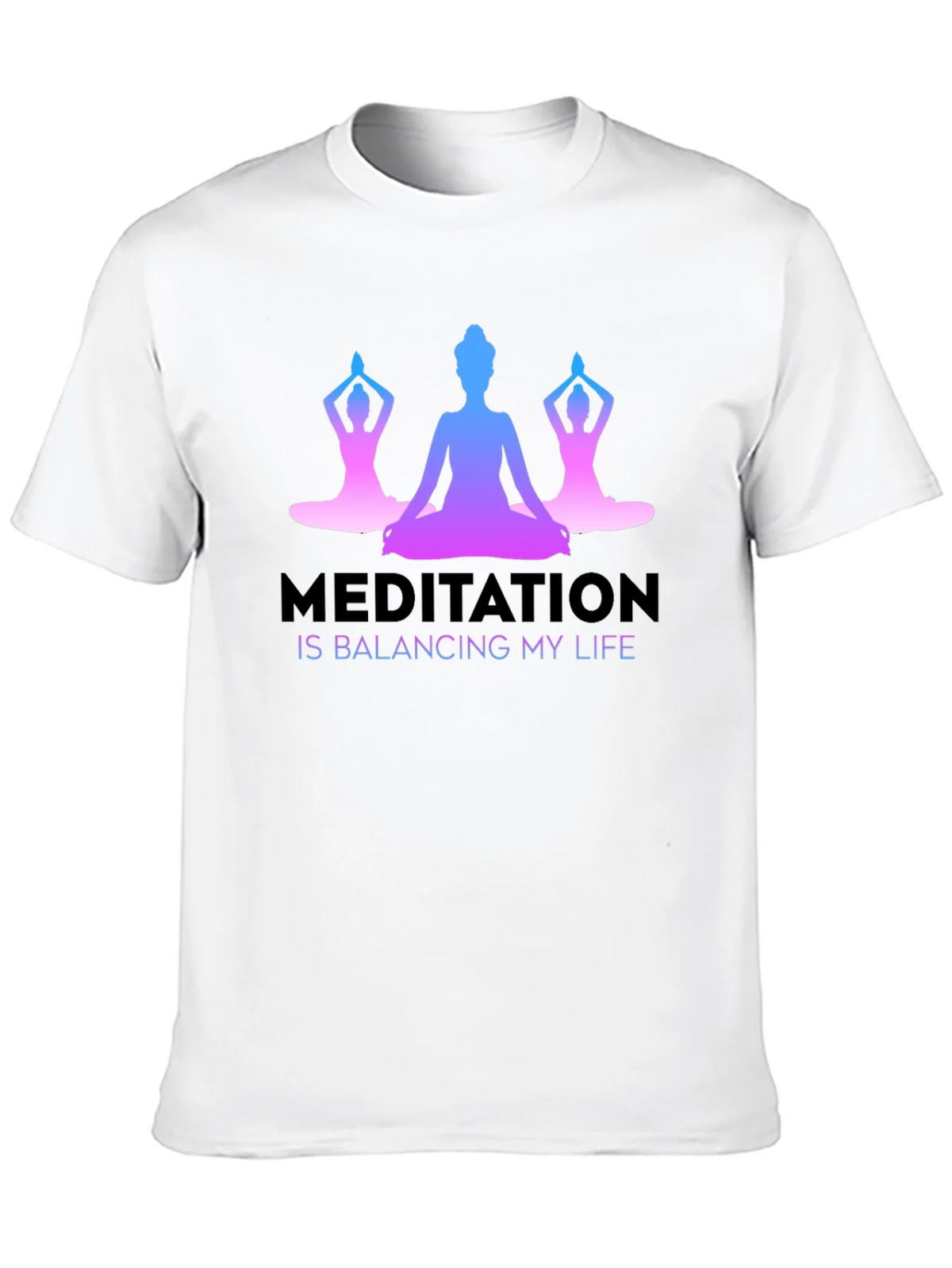 Meditation Balancing Life Graphic T-Shirt product image 5