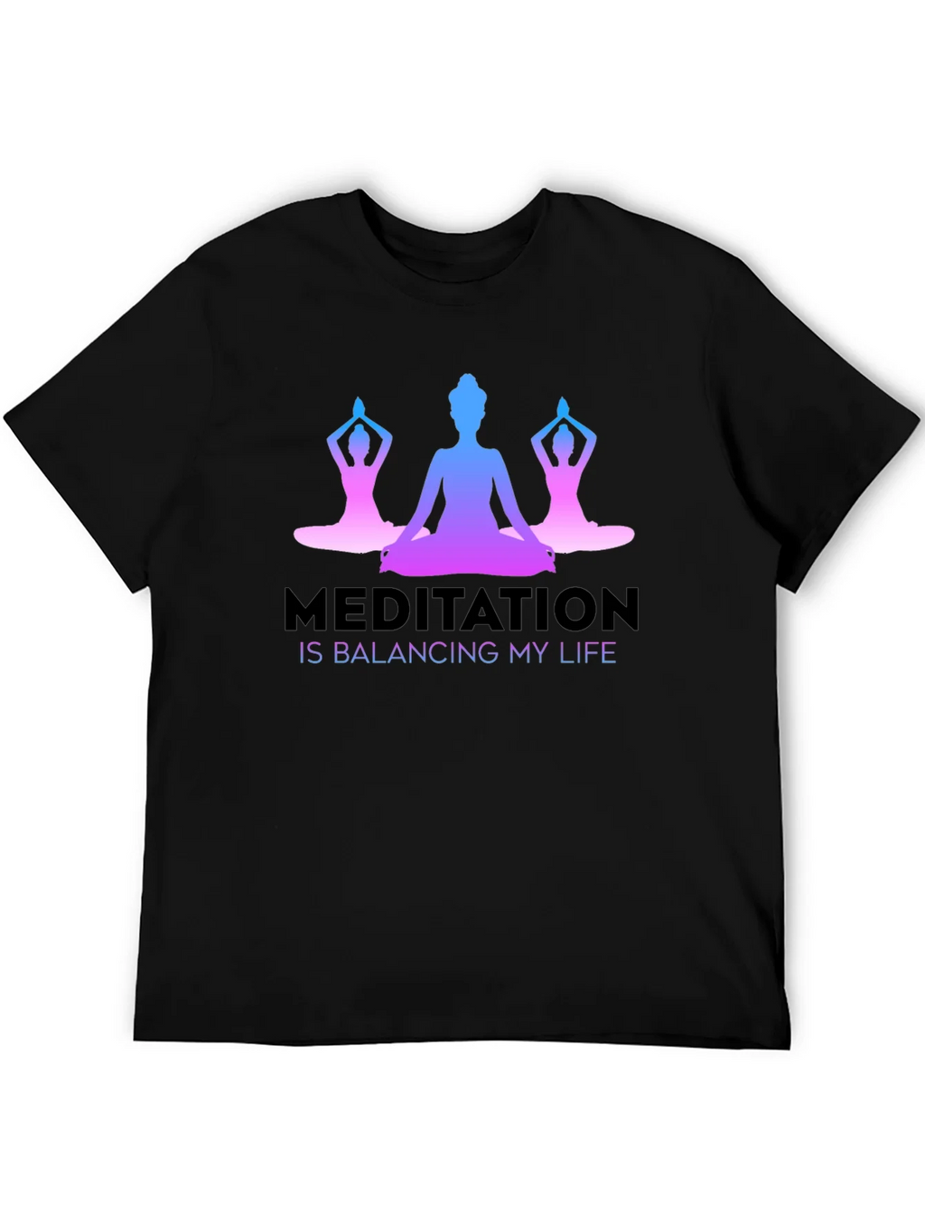 Meditation Balancing Life Graphic T-Shirt product image 2