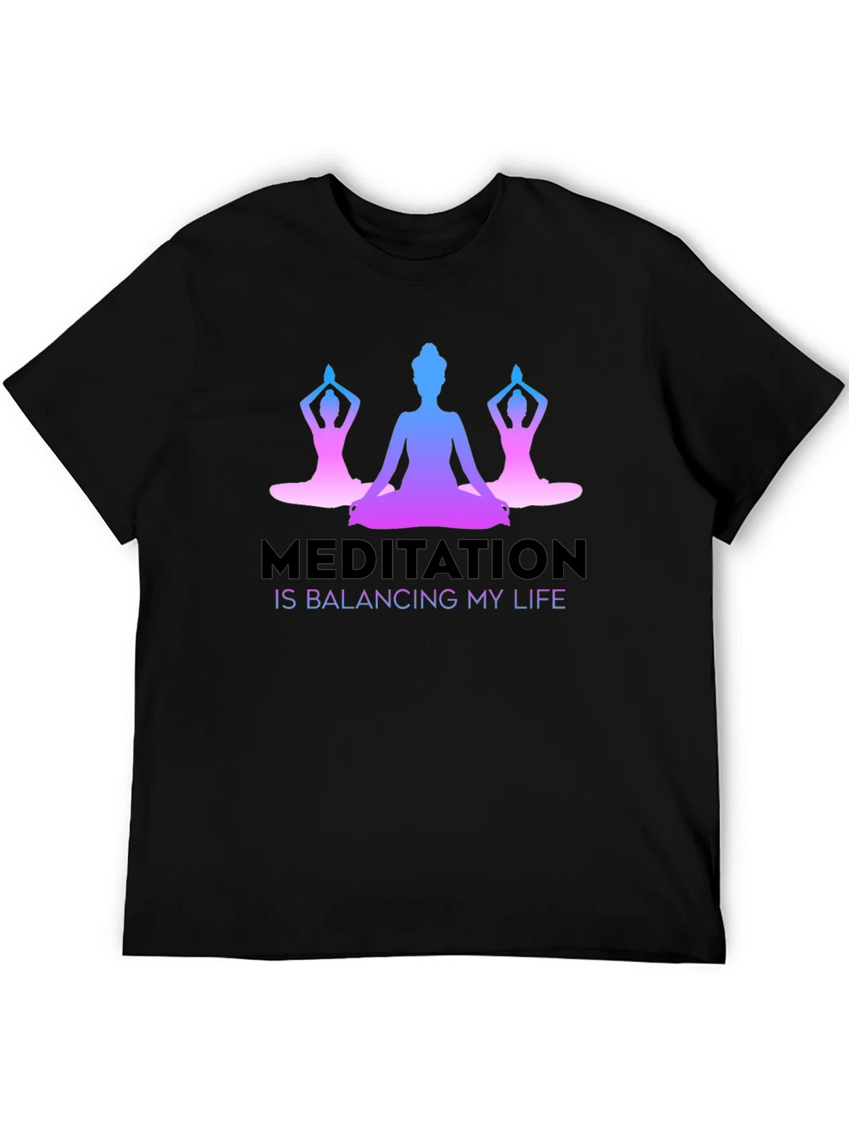 Meditation Balancing Life Graphic T-Shirt product image 2