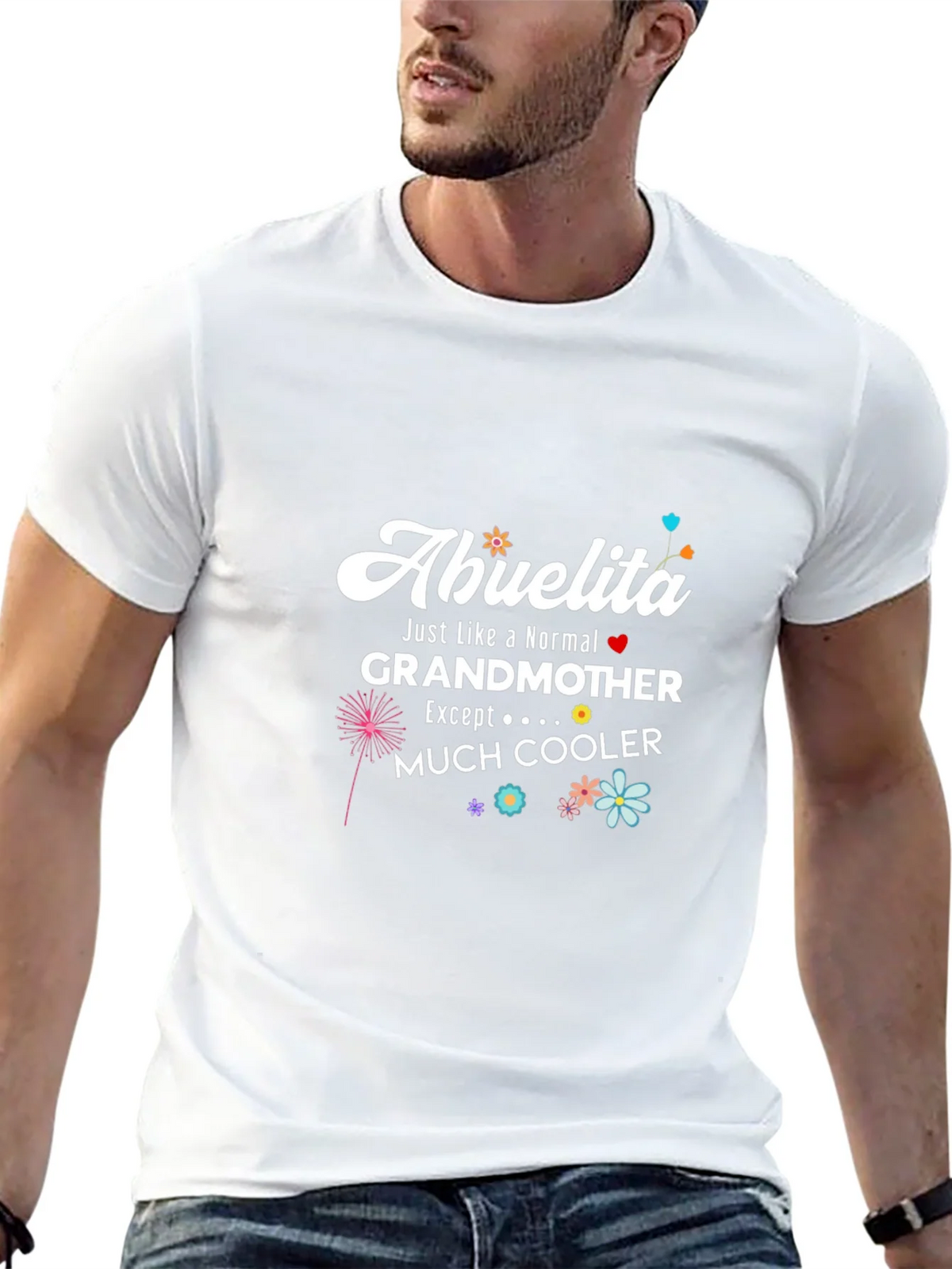 Abuelita Grandmother T-Shirt Much Cooler product image 7