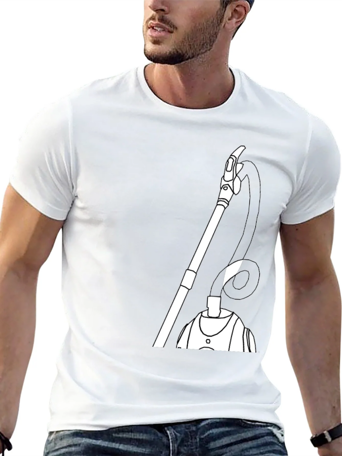 Vacuum Cleaner Graphic T-Shirt - Clean Style product image 7
