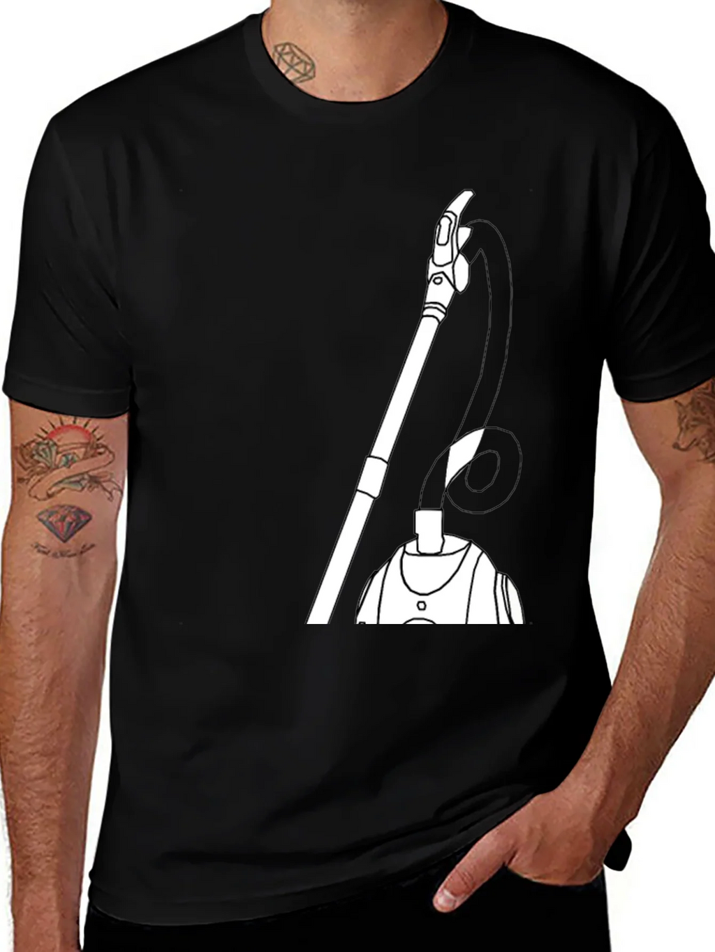 Vacuum Cleaner Graphic T-Shirt - Clean Style product image 1