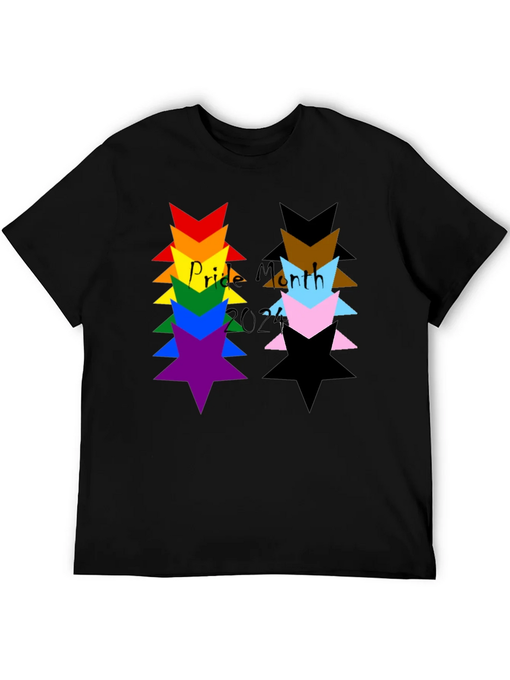Pride Month Star Stack T-Shirt product image 5