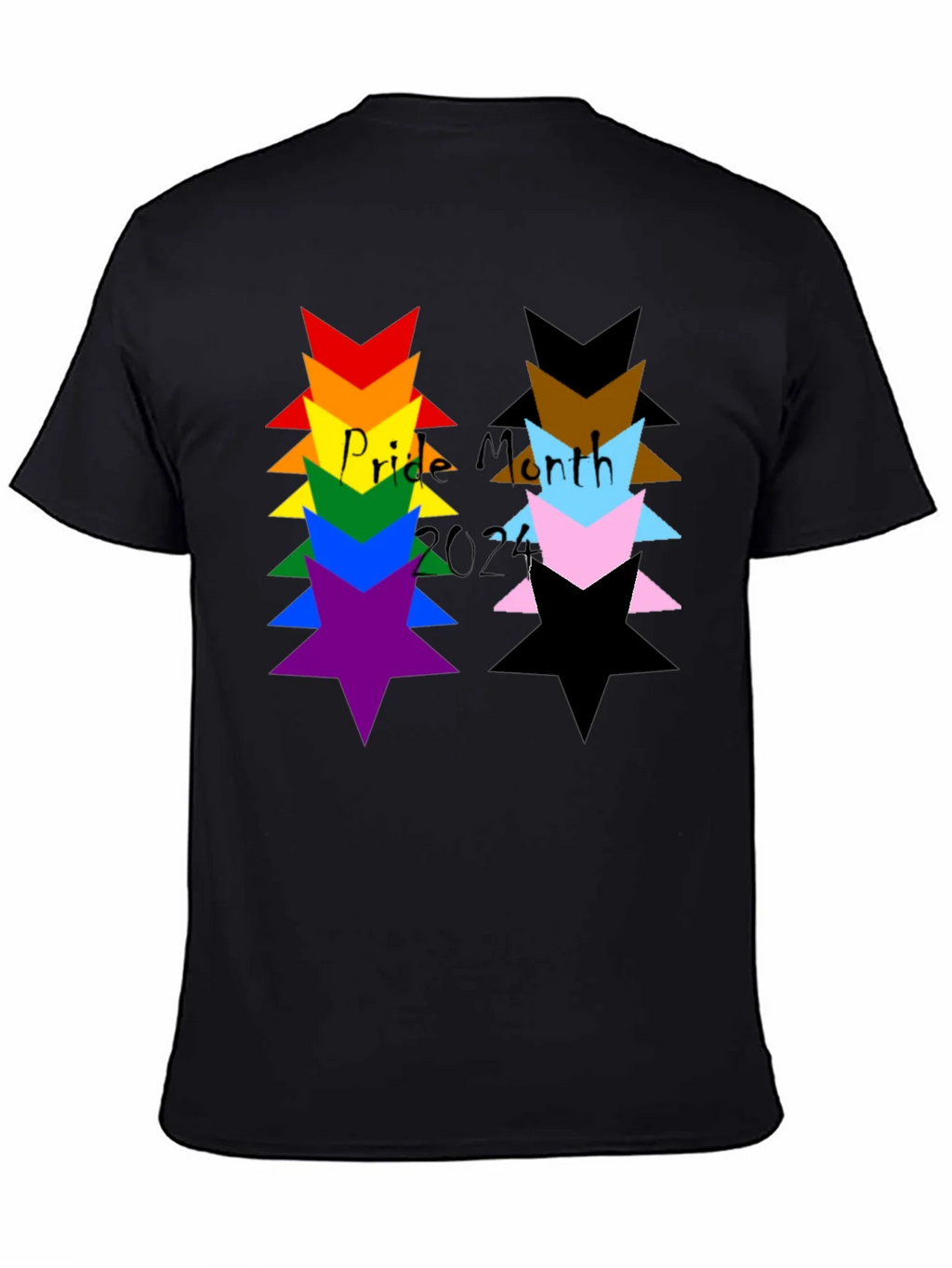 Pride Month Star Stack T-Shirt product image 4