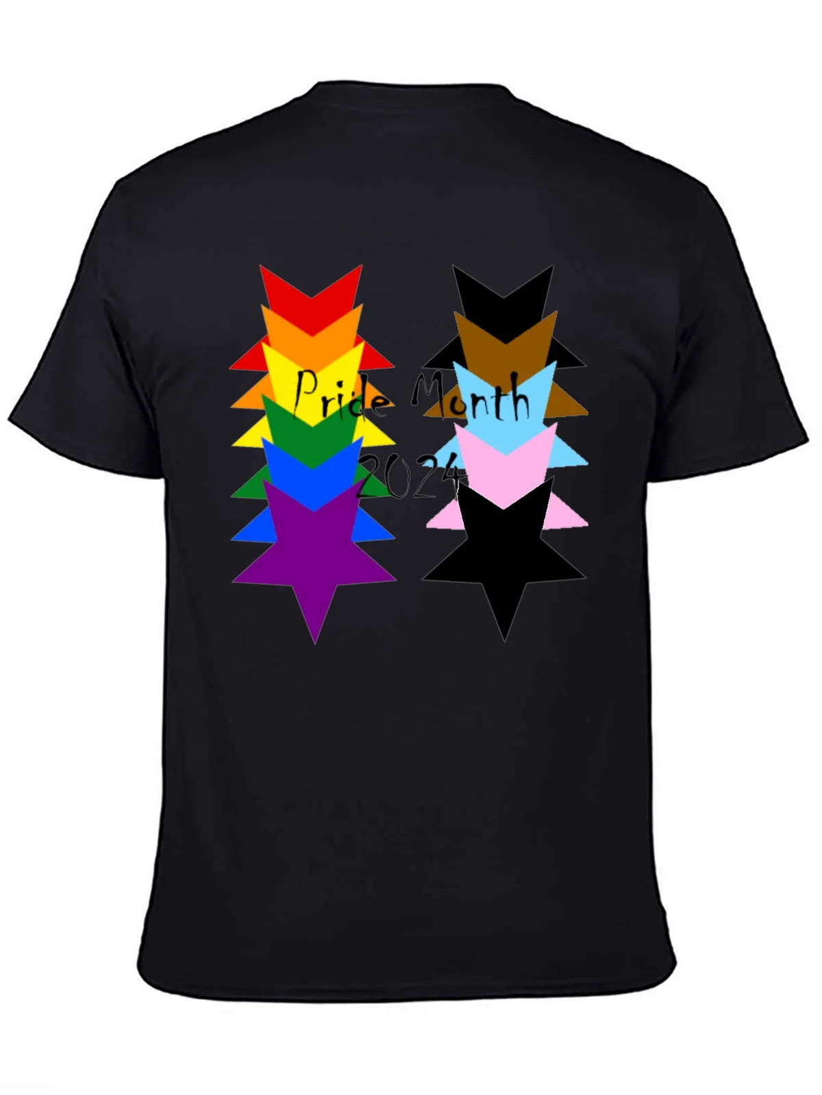 Pride Month Star Stack T-Shirt product image 4