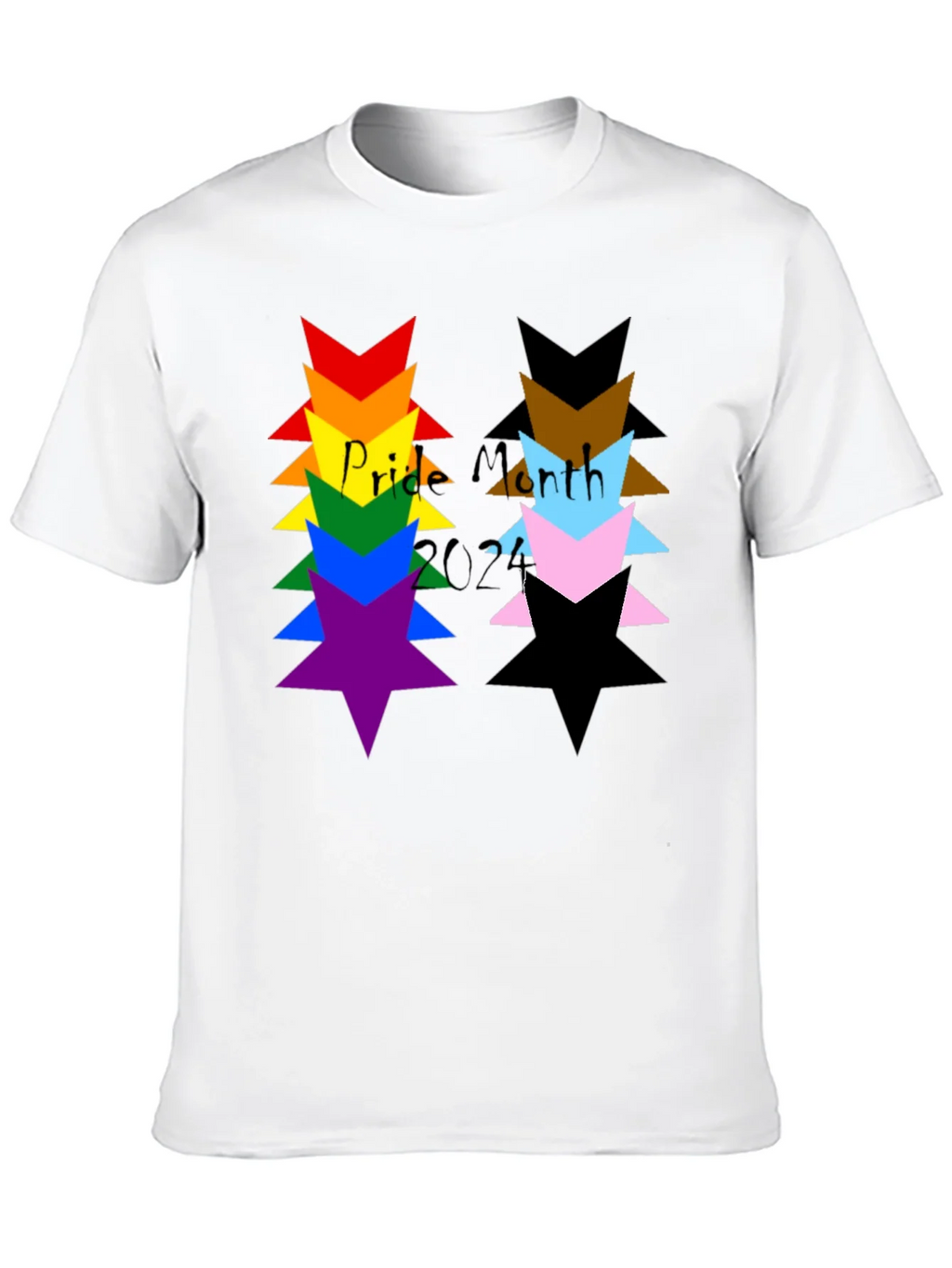Pride Month Star Stack T-Shirt product image 9