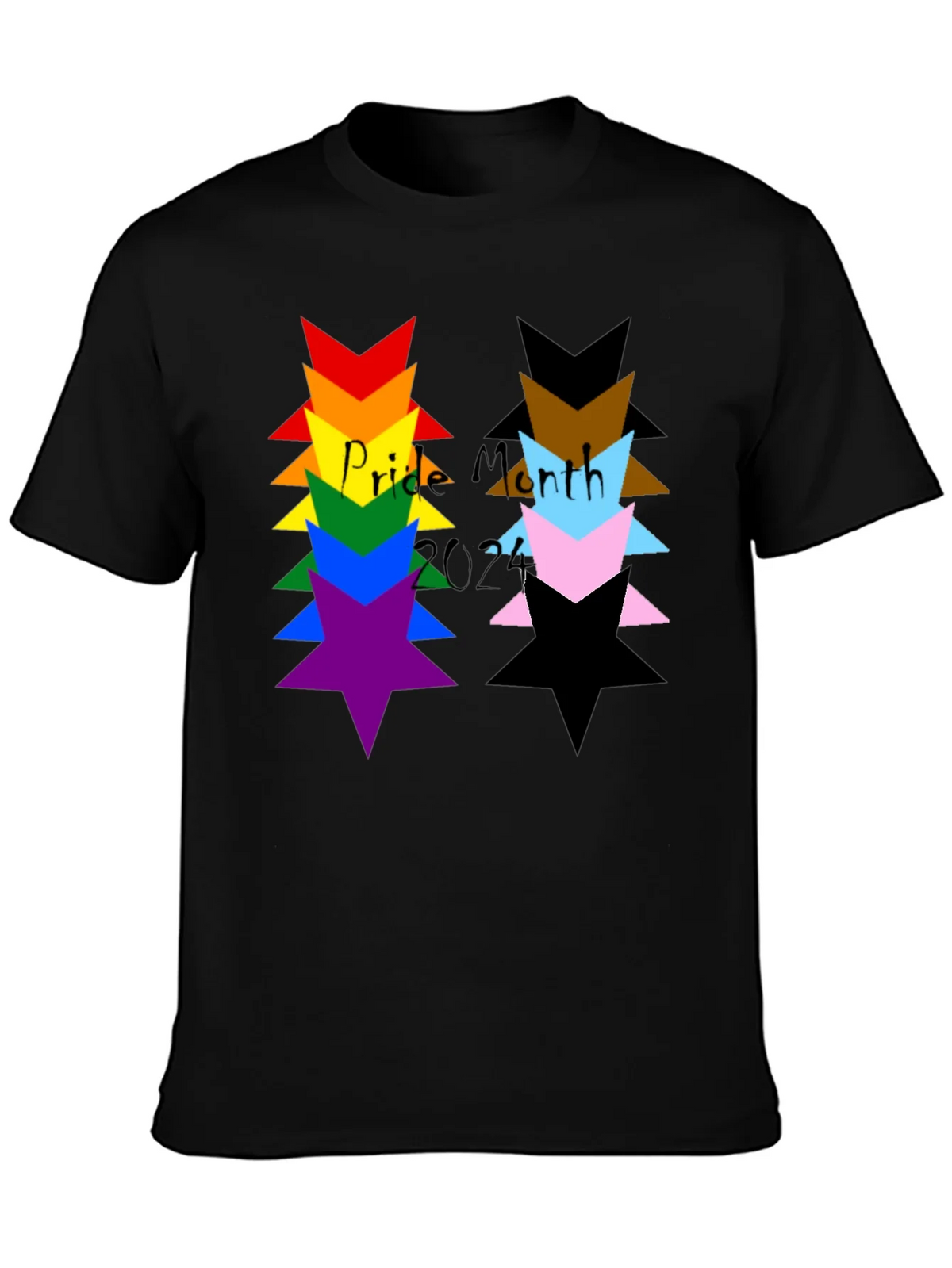 Pride Month Star Stack T-Shirt product image 3