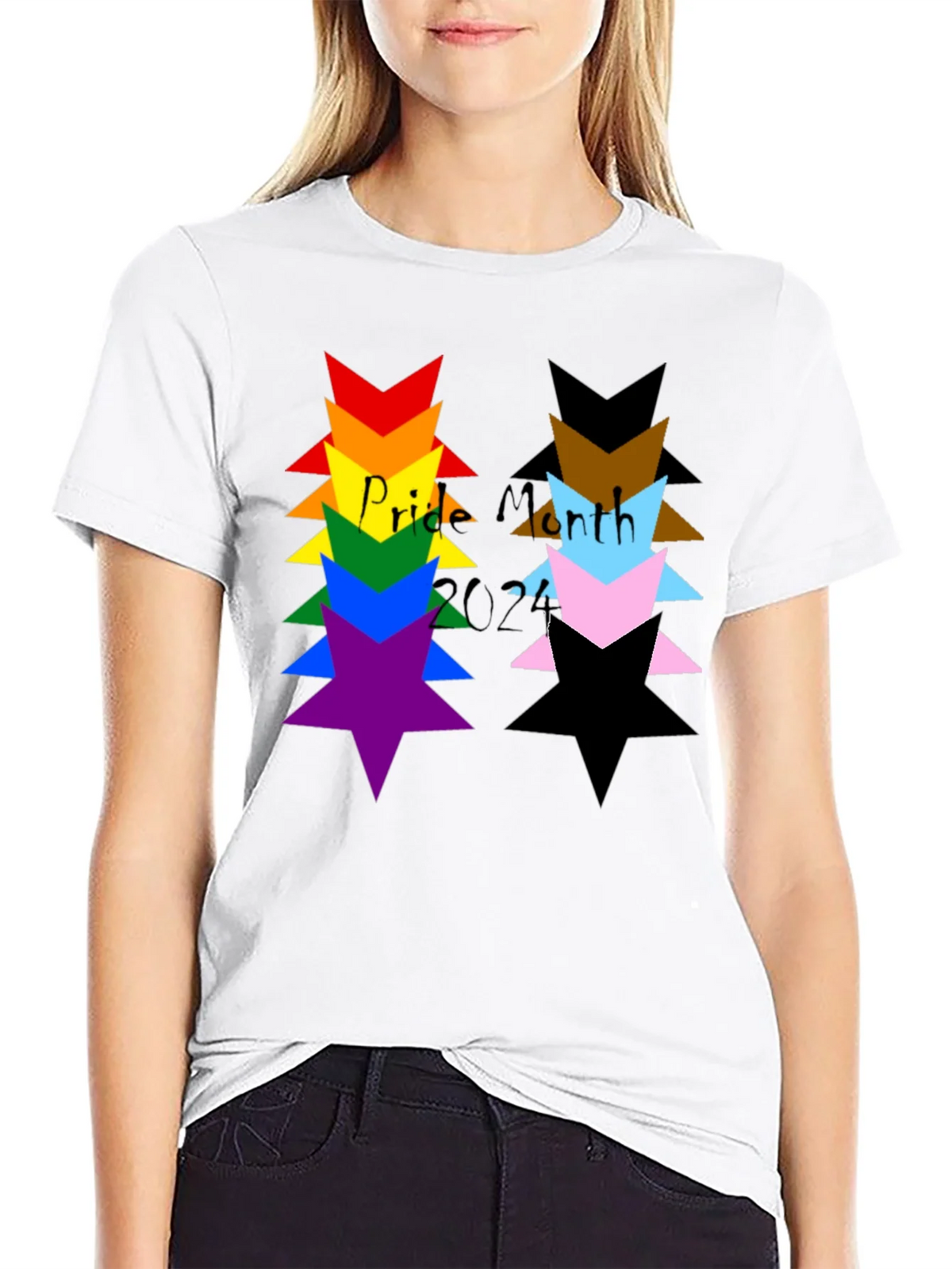 Pride Month Star Stack T-Shirt product image 8