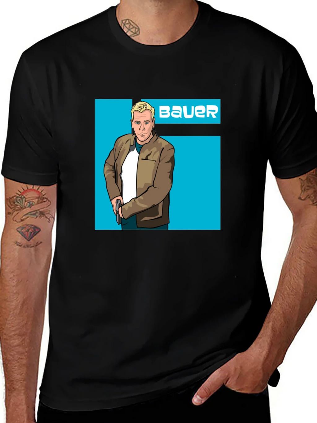 Bauer Graphic Tee - Mens Black T-Shirt product image 1