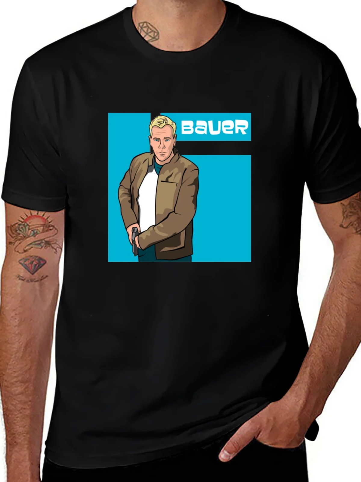 Bauer Graphic Tee - Mens Black T-Shirt product image 1