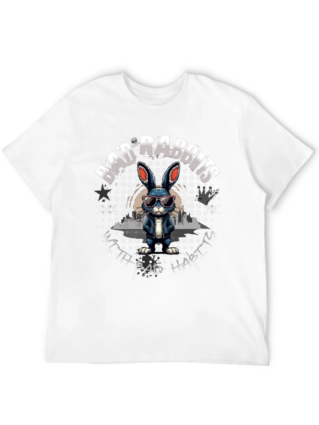 Bad Rabbits T-Shirt - Unique Graphic Tee product image 10