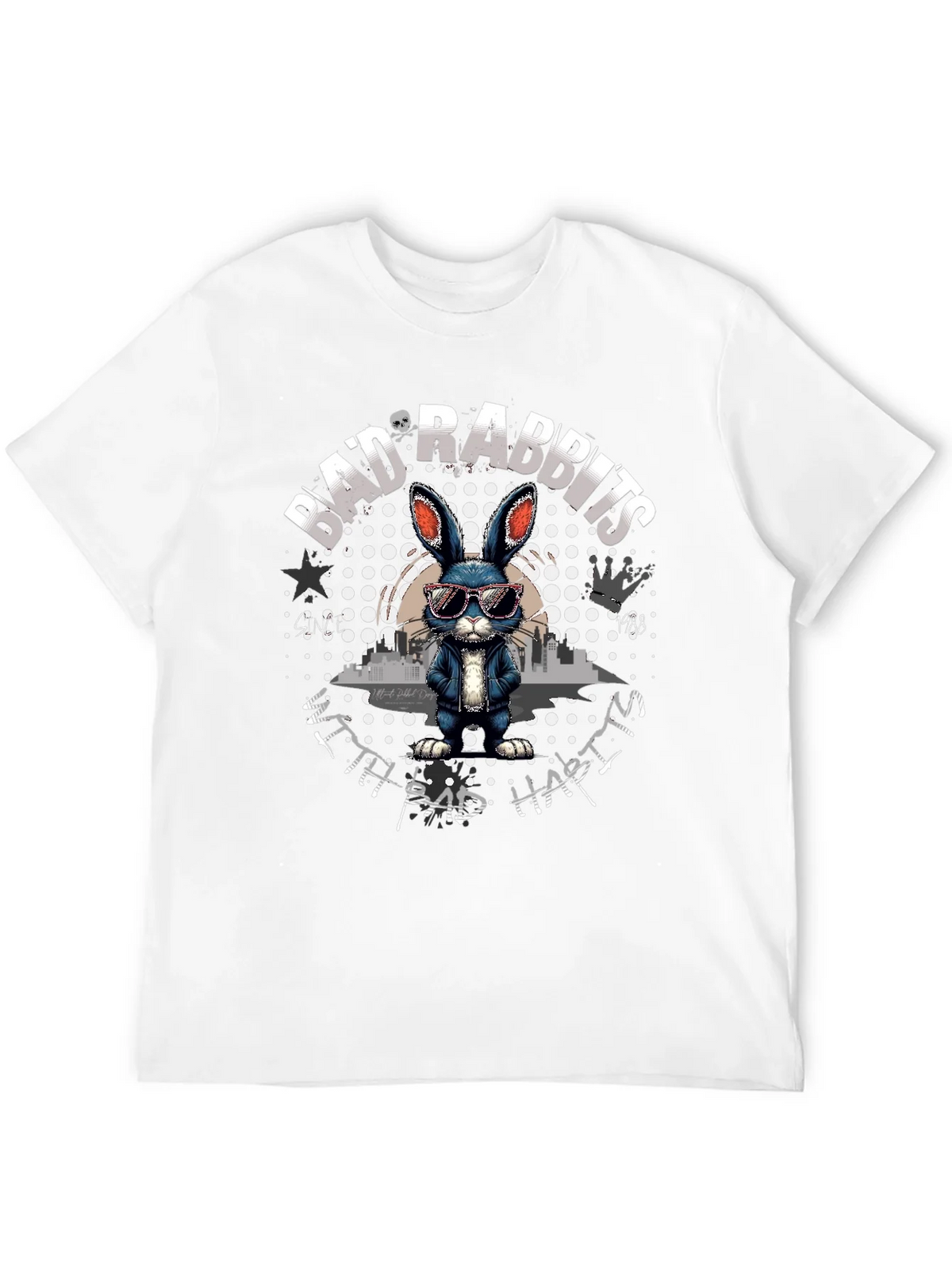 Bad Rabbits T-Shirt - Unique Graphic Tee product image 10