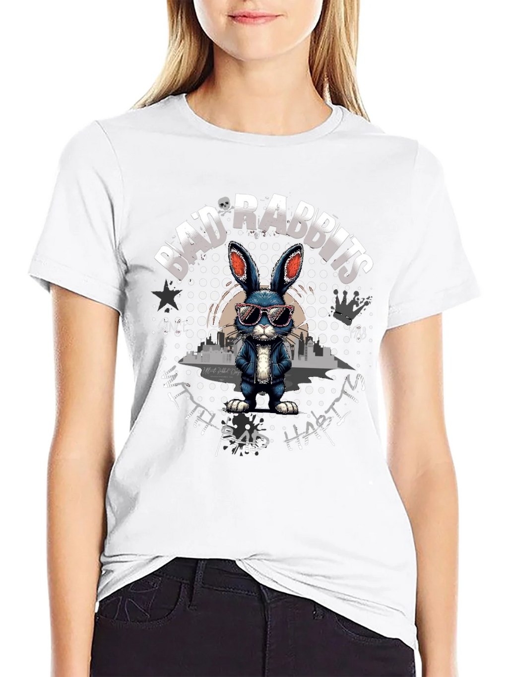 Bad Rabbits T-Shirt - Unique Graphic Tee product image 8