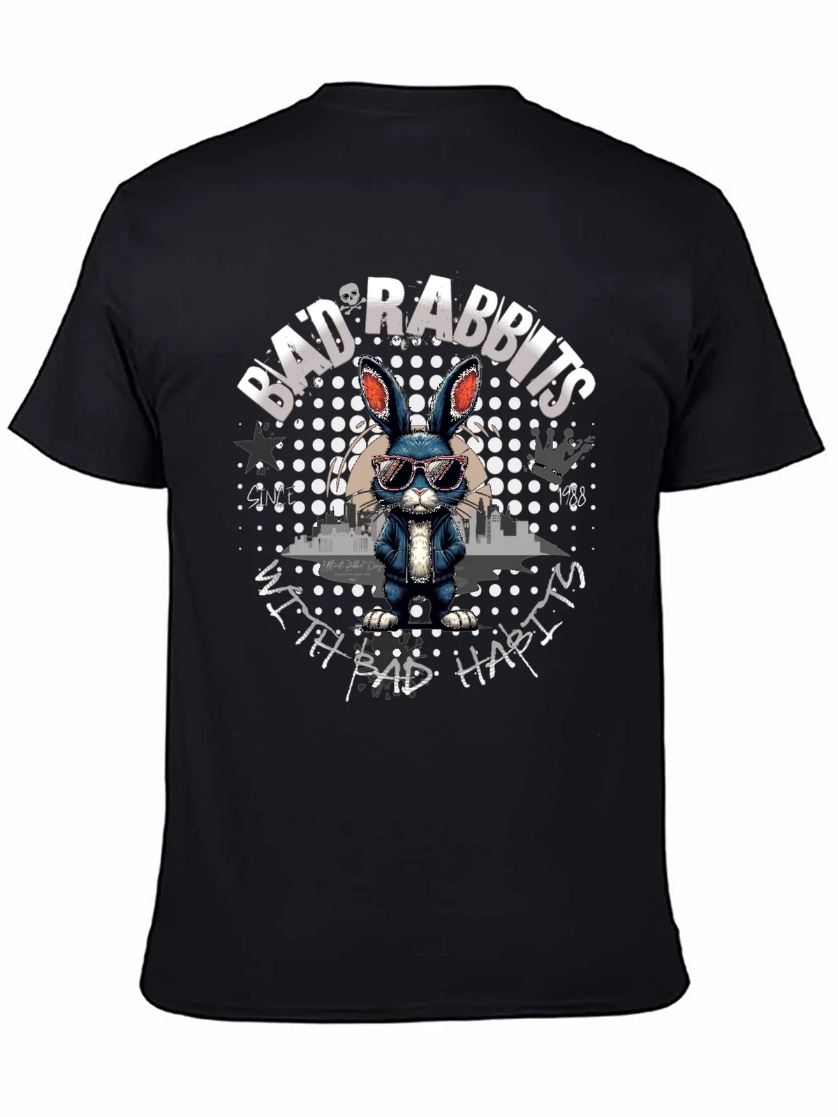 Bad Rabbits T-Shirt - Unique Graphic Tee product image 4