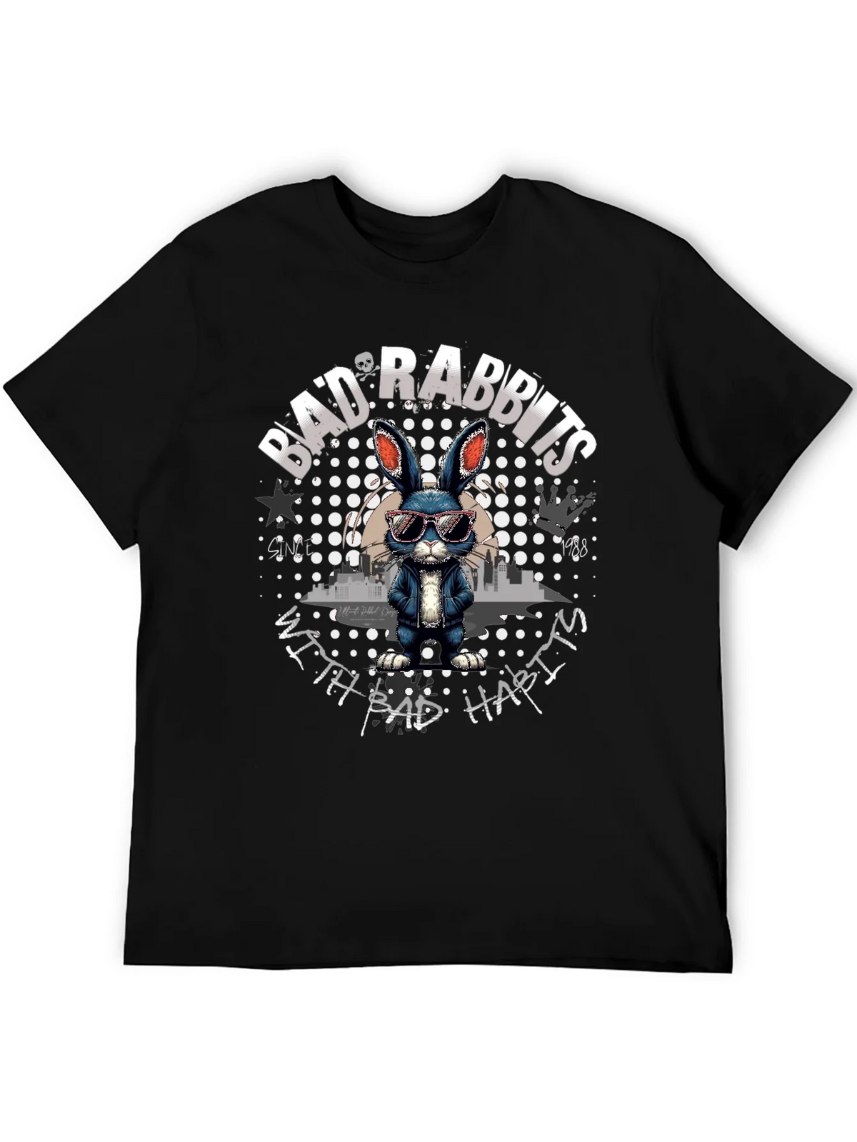 Bad Rabbits T-Shirt - Unique Graphic Tee product image 5