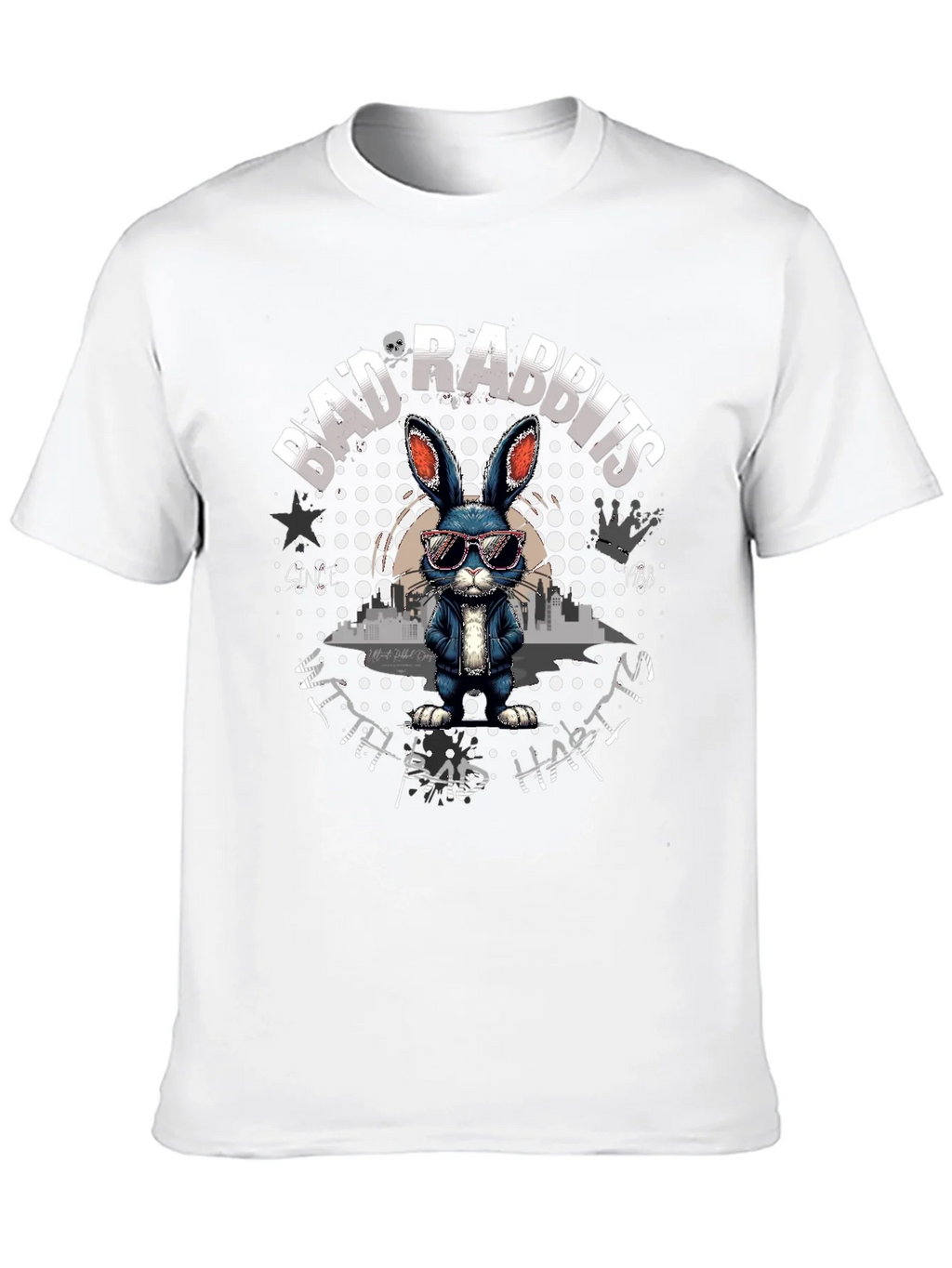 Bad Rabbits T-Shirt - Unique Graphic Tee product image 9