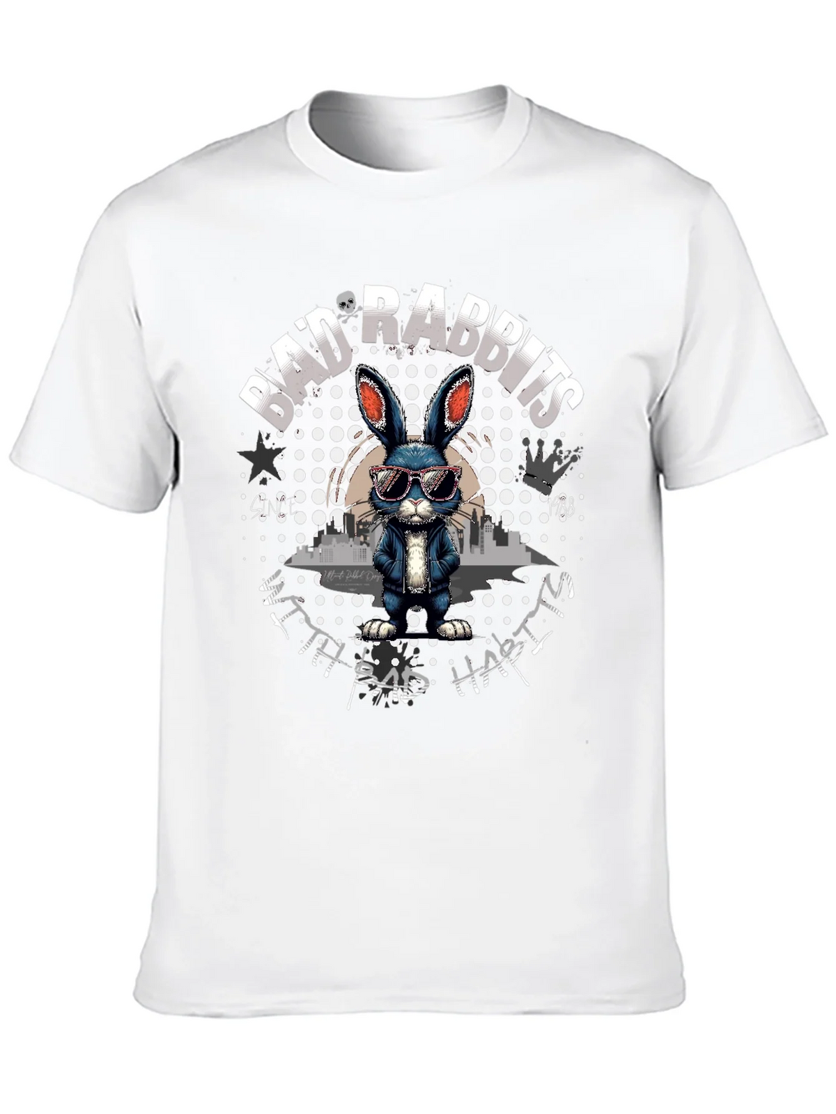 Bad Rabbits T-Shirt - Unique Graphic Tee product image 9