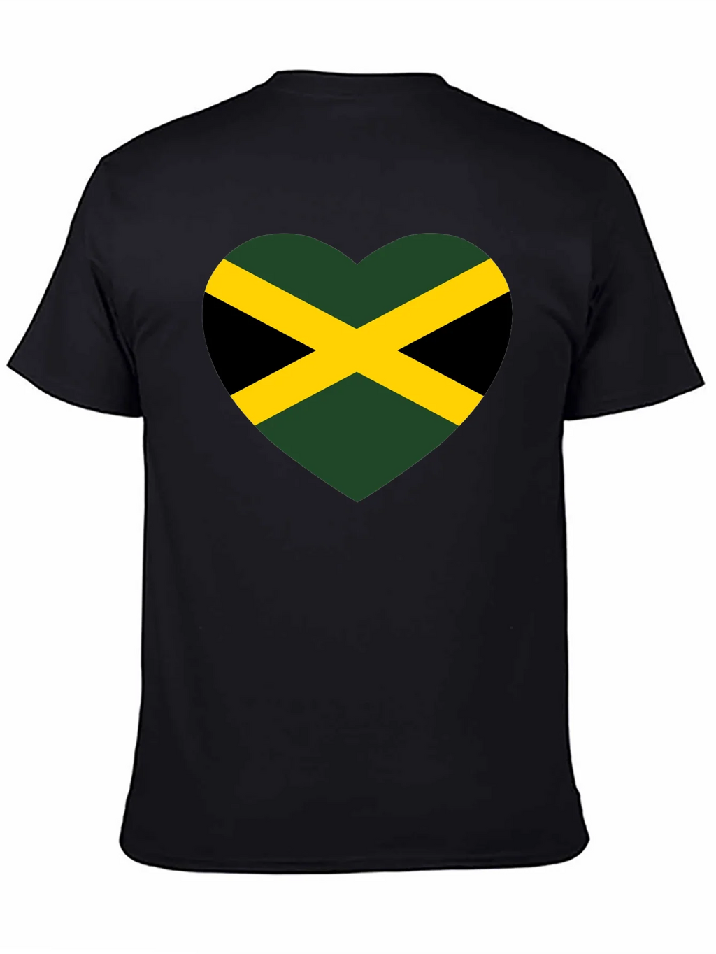 Jamaica Flag Heart T-Shirt product image 4