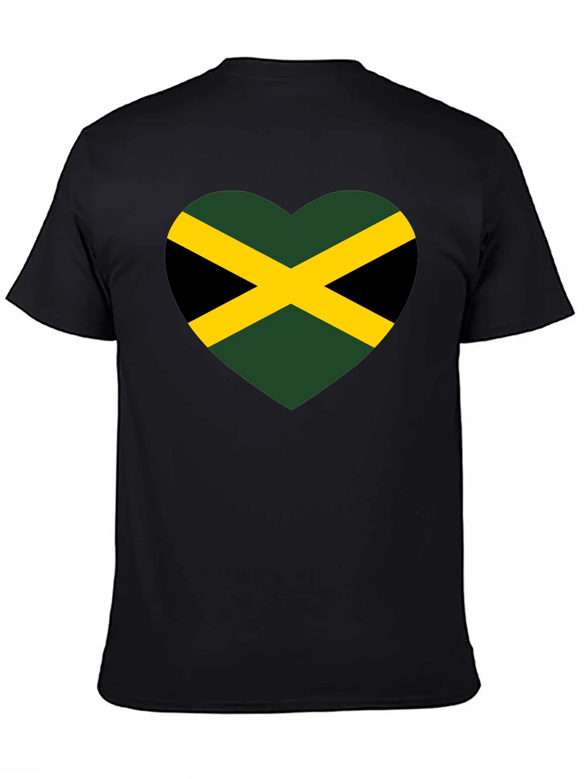 Jamaica Flag Heart T-Shirt product image 4