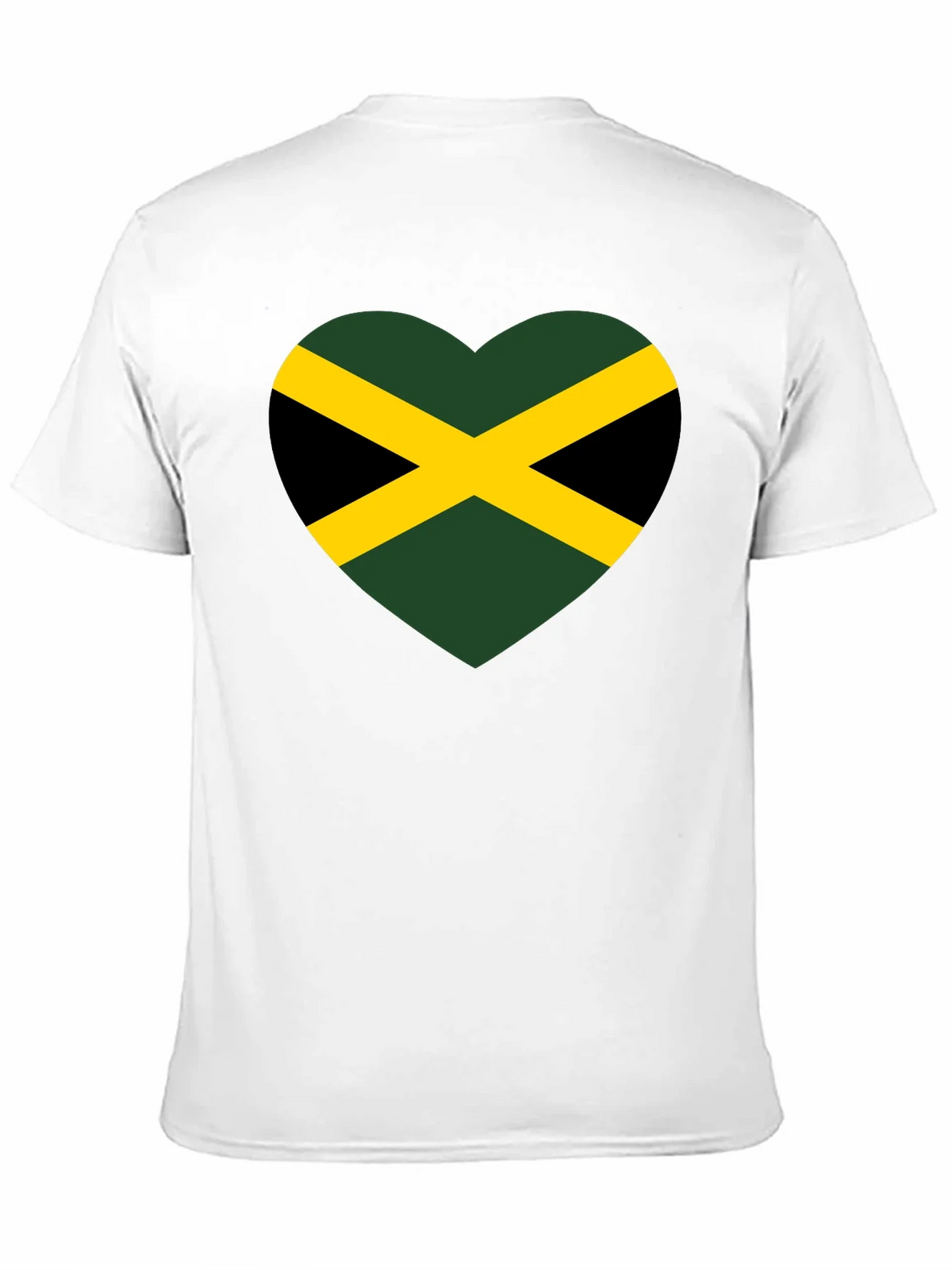 Jamaica Flag Heart T-Shirt product image 10