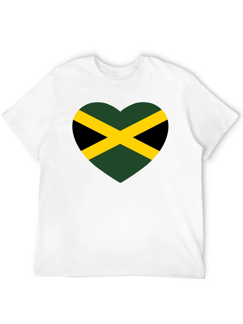 Jamaica Flag Heart T-Shirt product image 11