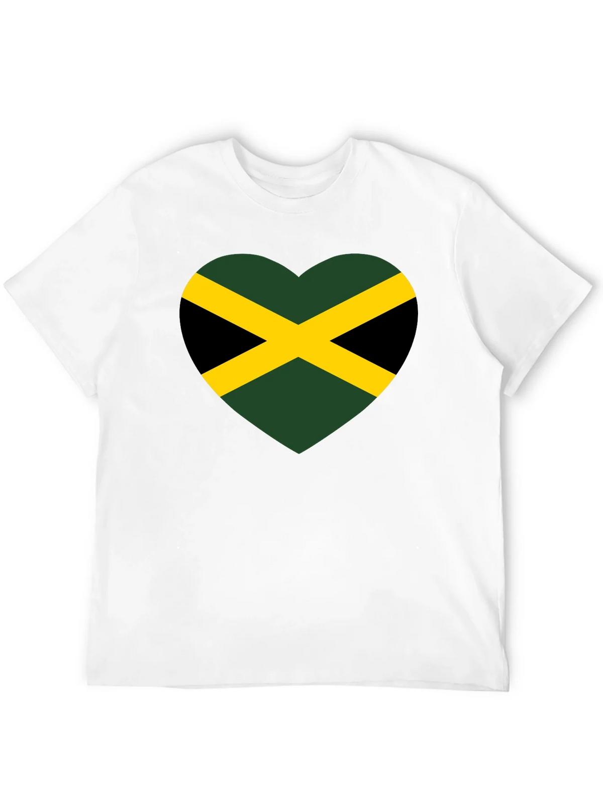 Jamaica Flag Heart T-Shirt product image 11
