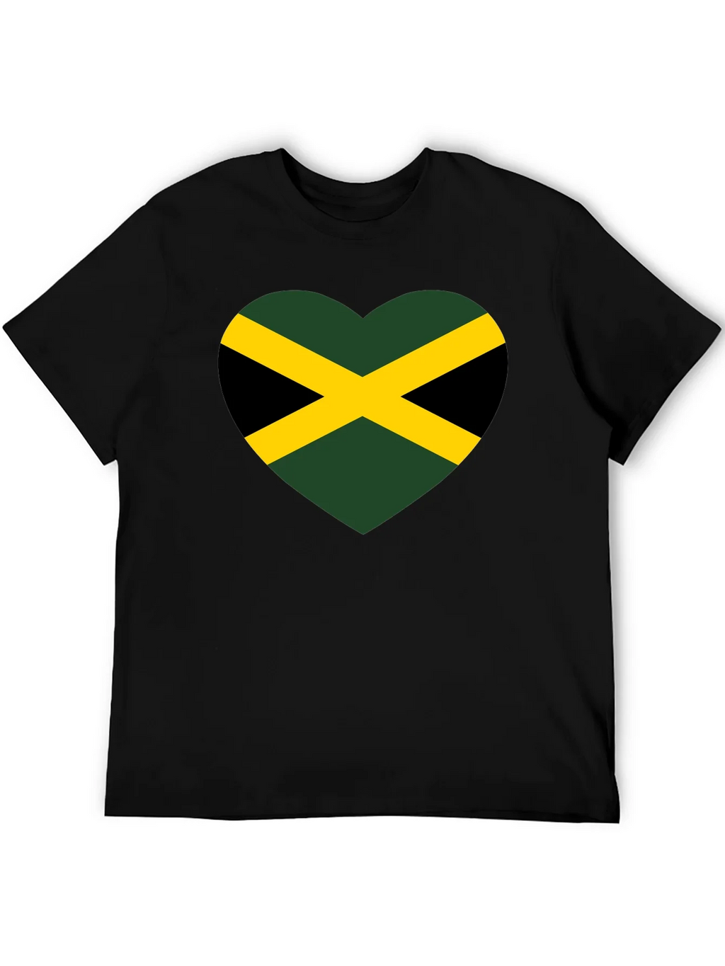 Jamaica Flag Heart T-Shirt product image 5
