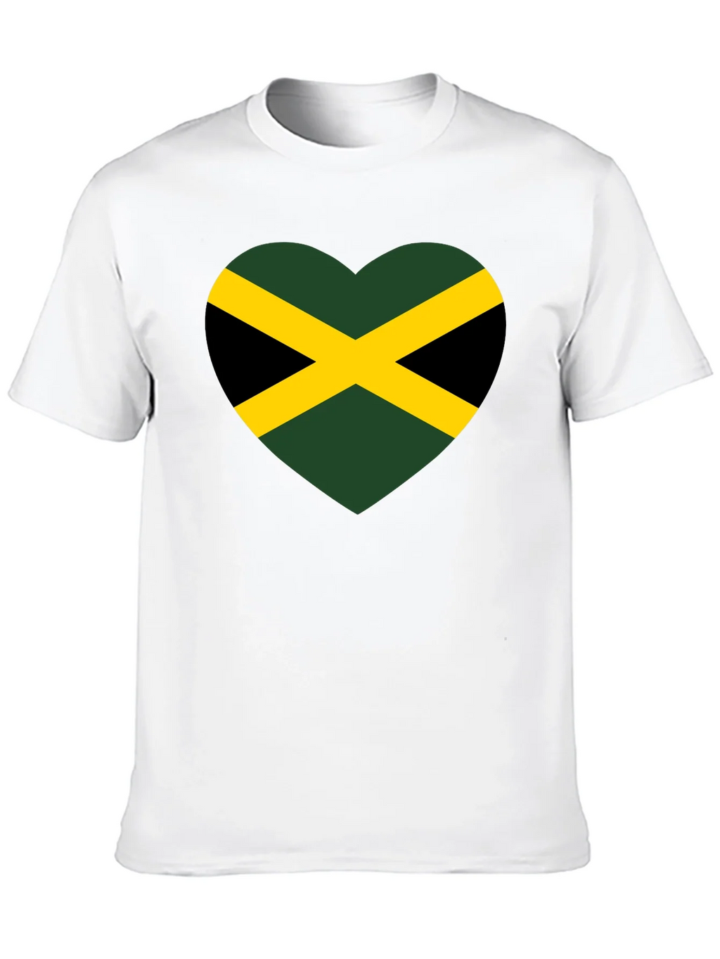 Jamaica Flag Heart T-Shirt product image 9