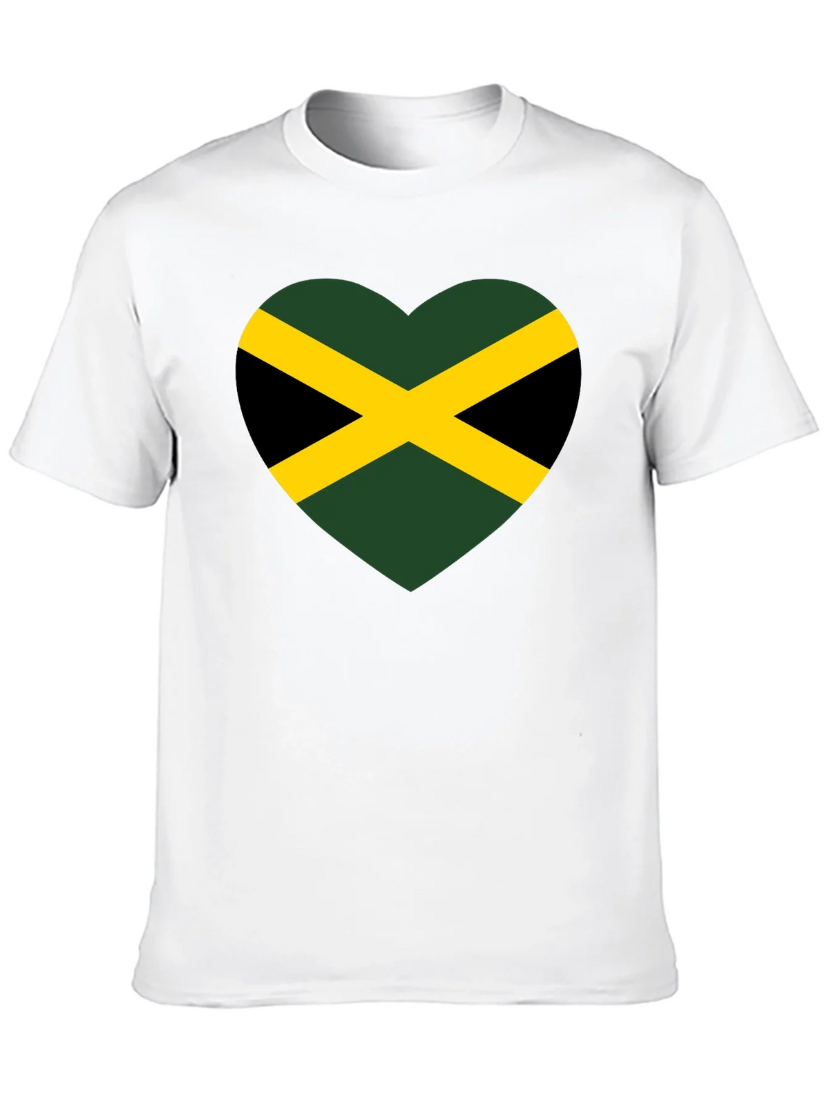 Jamaica Flag Heart T-Shirt product image 9