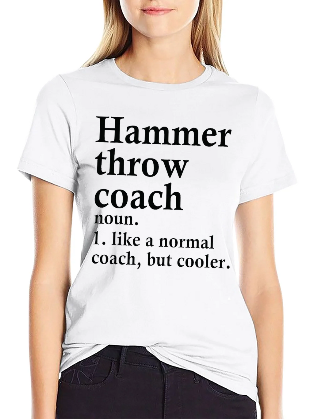 Hammer Throw Coach Definition Graphic T-Shirt product image 6