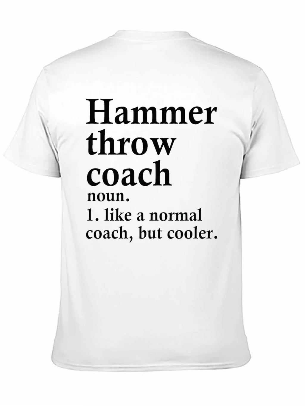 Hammer Throw Coach Definition Graphic T-Shirt product image 7