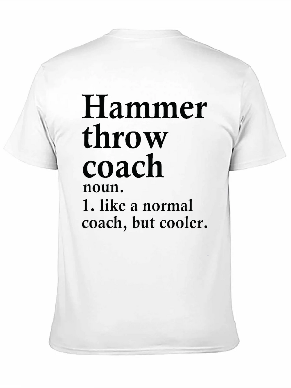 Hammer Throw Coach Definition Graphic T-Shirt product image 7