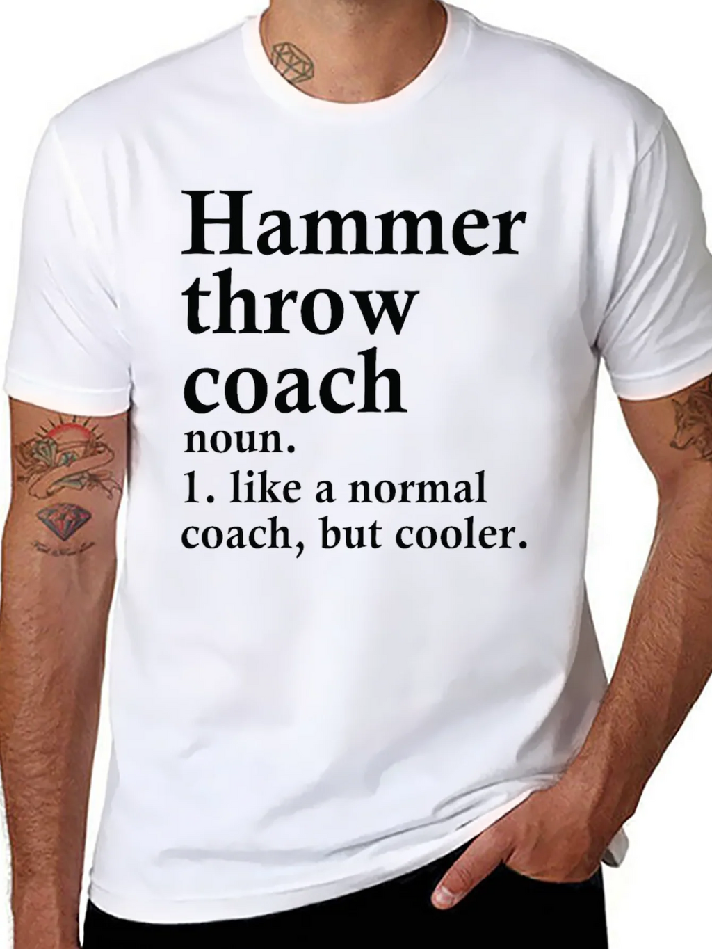 Hammer Throw Coach Definition Graphic T-Shirt product image 5
