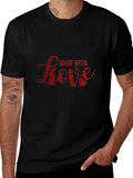 Made with Love Black T-Shirt product image 1
