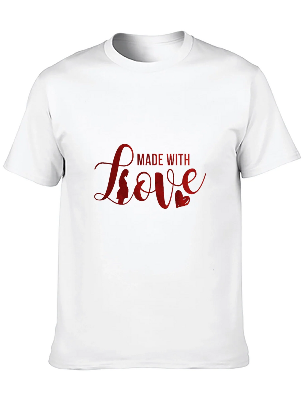 Made with Love Black T-Shirt product image 7
