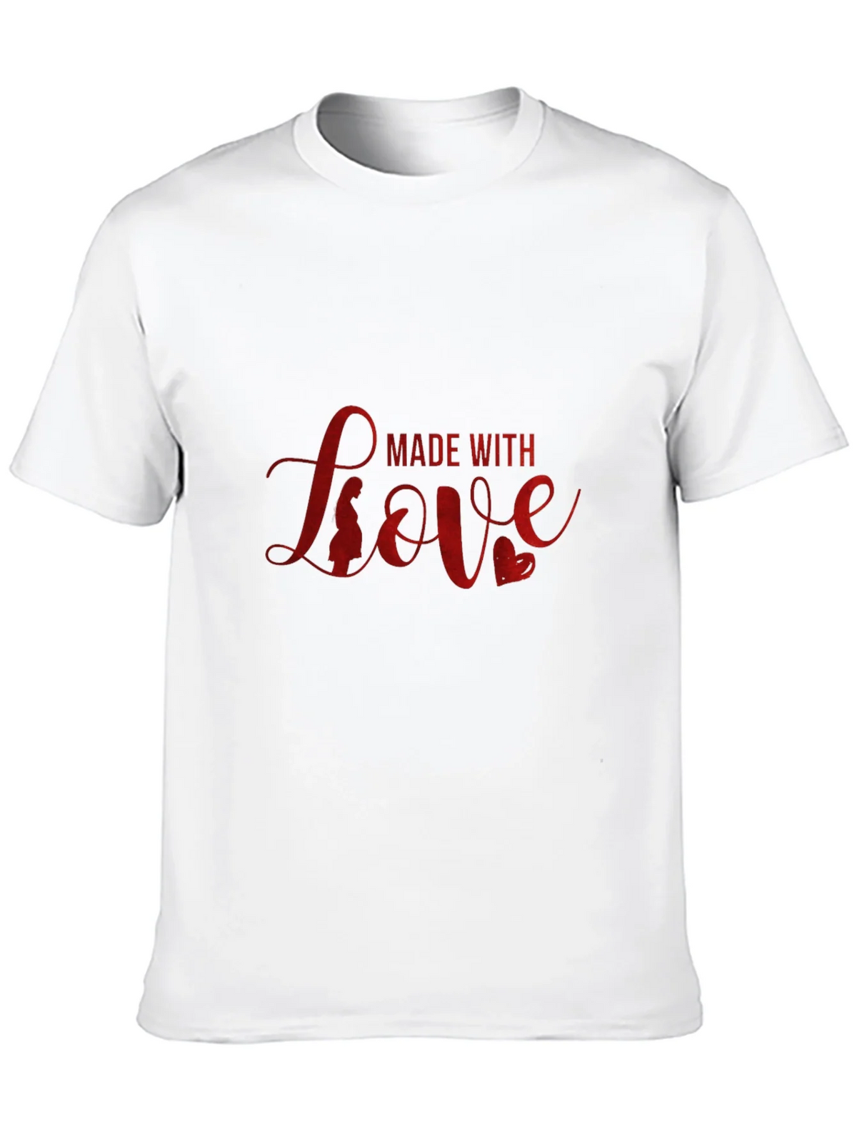 Made with Love Black T-Shirt product image 7