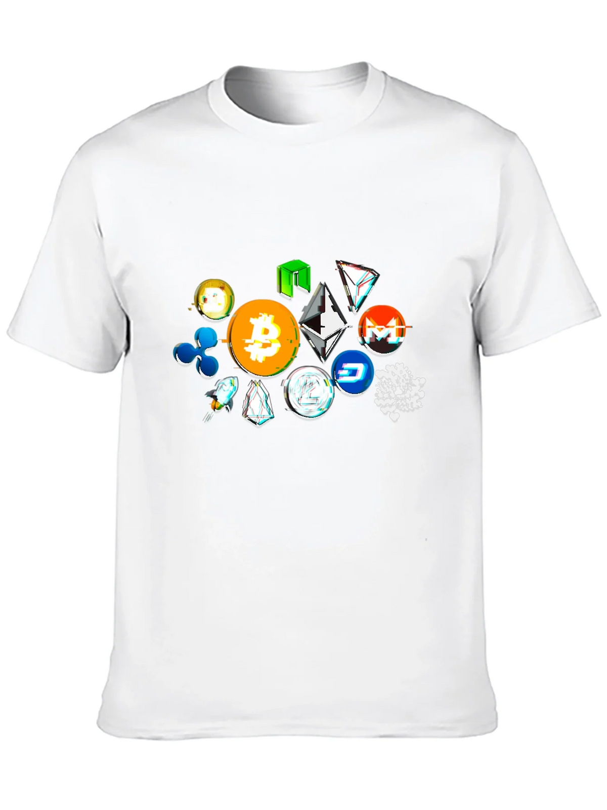 Crypto Tokens Black T-Shirt product image 9