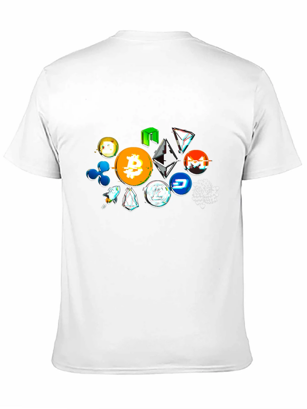 Crypto Tokens Black T-Shirt product image 10