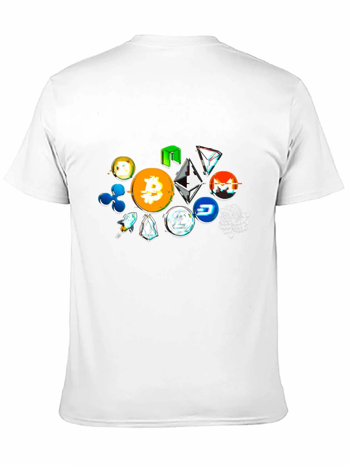 Crypto Tokens Black T-Shirt product image 10