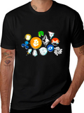 Crypto Tokens Black T-Shirt product image 1