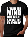 Civilize the Mind Savage Body Graphic Tee product image 1