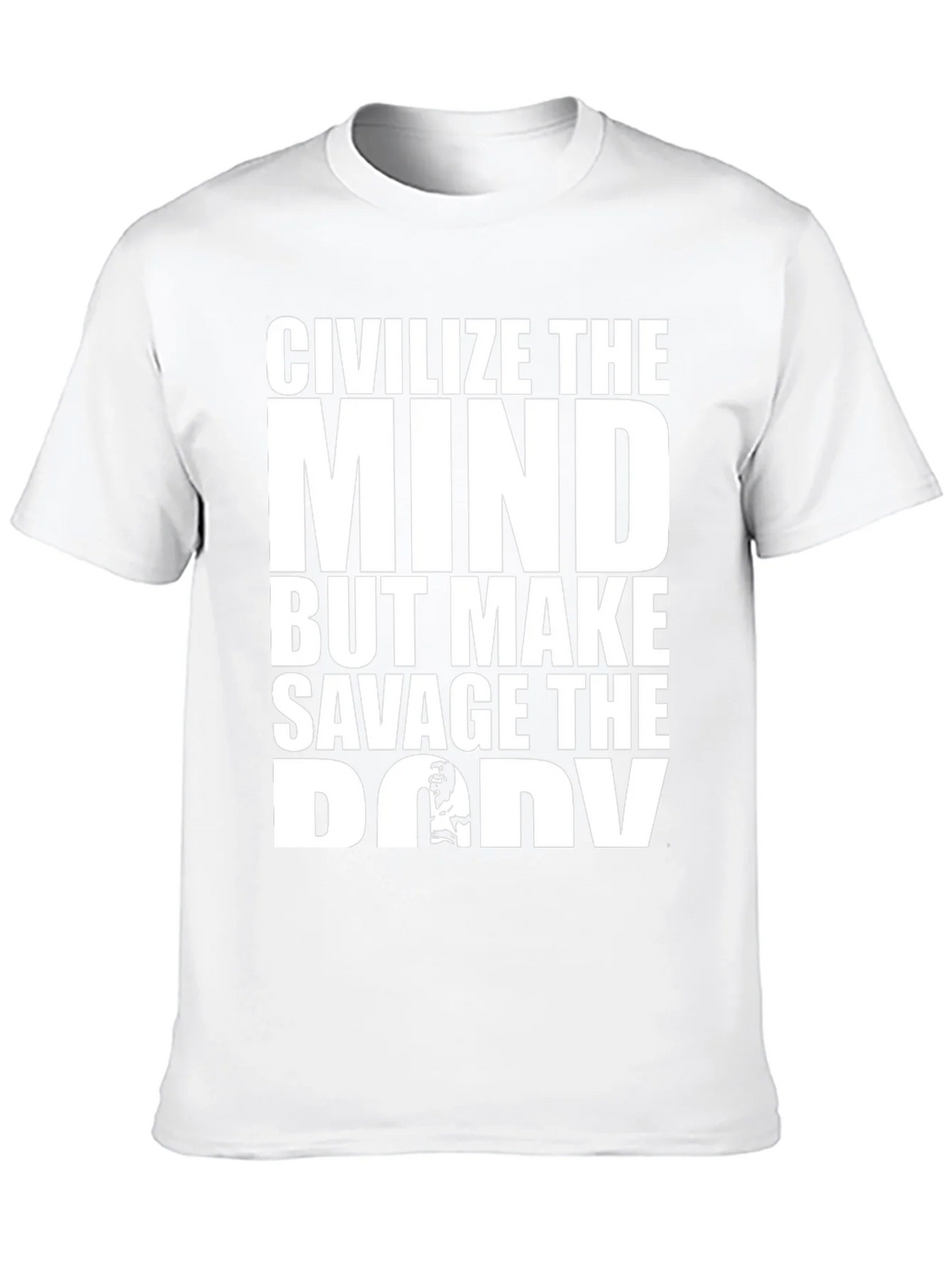 Civilize the Mind Savage Body Graphic Tee product image 9
