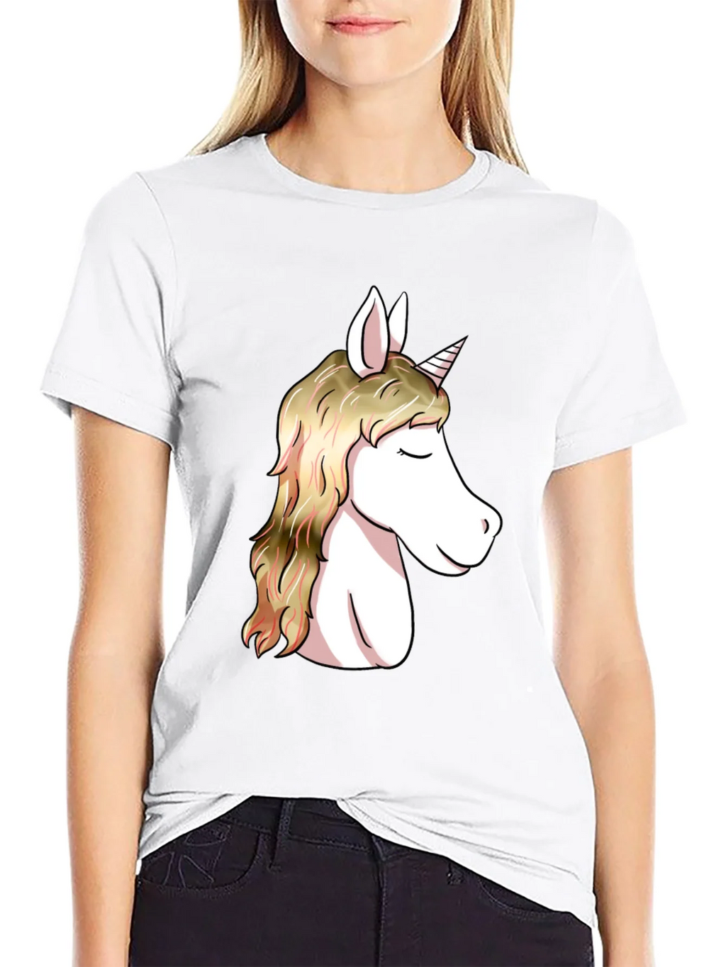 Unicorn Graphic Black T-Shirt | Stylish Mens Tee product image 8