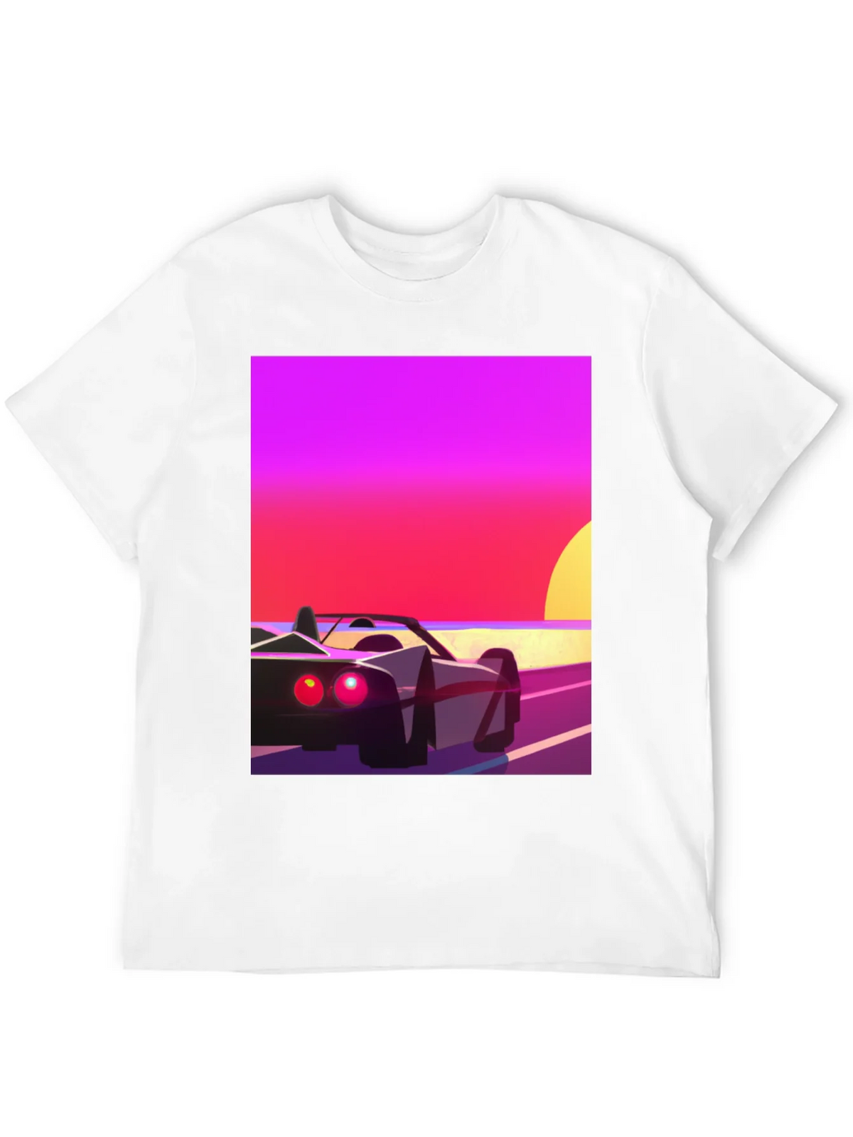Retro Sunset Car Graphic T-Shirt product image 11