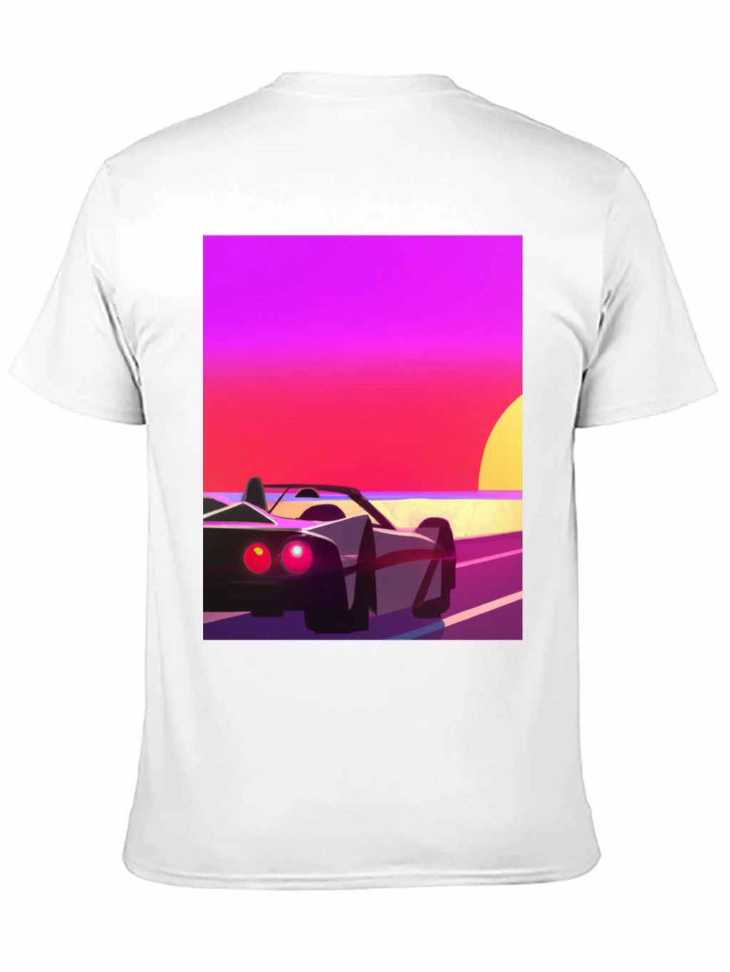 Retro Sunset Car Graphic T-Shirt product image 10