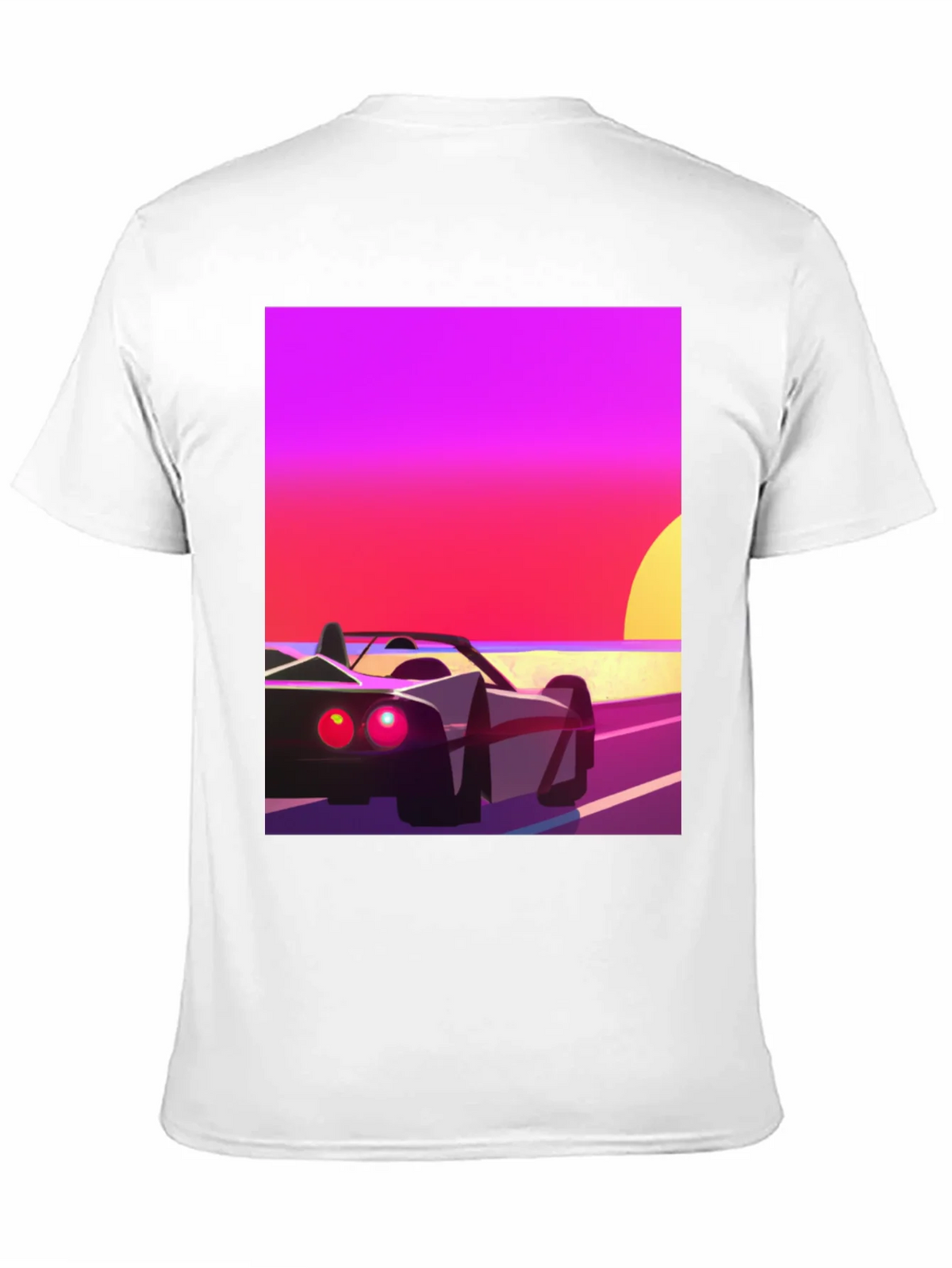 Retro Sunset Car Graphic T-Shirt product image 10